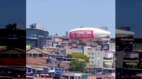 Blimp Crash Into a Residential Neighborhood