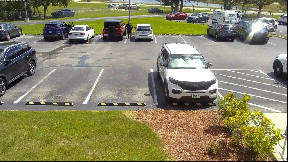 Surveillance video shows deputy struck by driver at Lee County Sheriff's Office headquarters