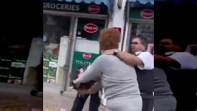 Elderly woman vs. Cops