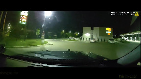 Oklahoma City Police released dashcam showing pursuit of a carjacking suspect lead to a fiery crash