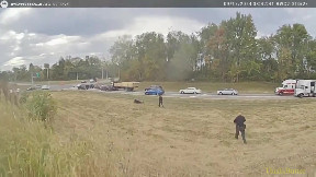 Stark County deputies arrest masked man in costume with knife on US 30