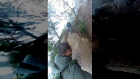 Hiker cheats death