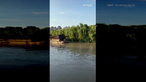 Houseboat destroyed after smashing into bridge