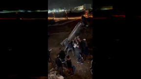 Massive Iranian missile fragment