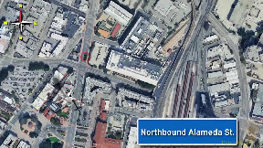 LAPD police chase an armed teenage robbery suspect, leading to a crash in Chinatown