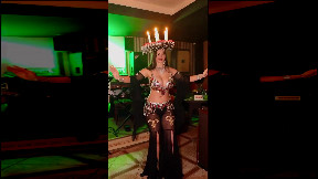 Candle belly dancer