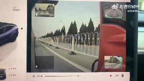 Sneaky driver gets karma