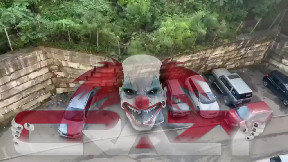 Retaining wall collapses on to cars in Vladivostok, Russia