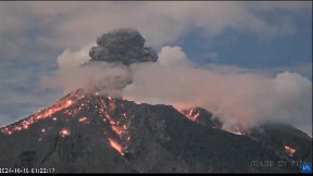 Japanese volcano Sakurajima eruption