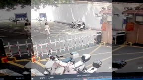 Security barrier gate challenge