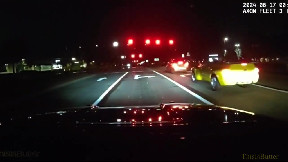 Bloomfield Township release dash and bodycam of a high speed chase who crashed into a tree