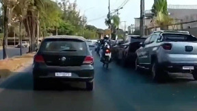 Biker Receives Instant Karma
