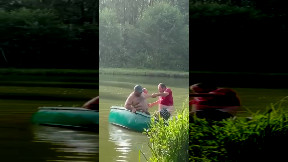 Overloaded boat