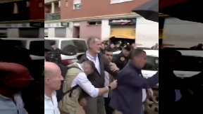 Angry crowds throw mud at Spain's King Felipe VI